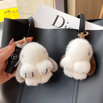Llavero Colgante Conejo Peluche Mink Red Viral - Image 31