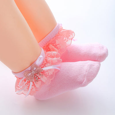 Calcetines de Encaje Princesa para Otoño e Invierno - Image 6