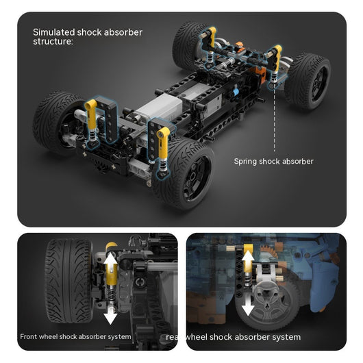 Bloques de Construcción de Carreras - Modelo de Armado Plástico - Image 2