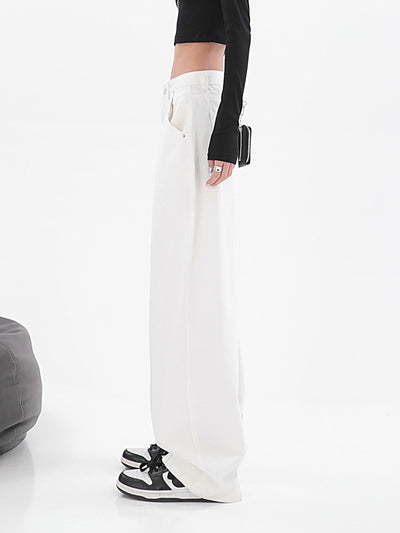 Pantalón Recto Cintura Alta Diseño Minimalista Tendencia Street Style - Image 23
