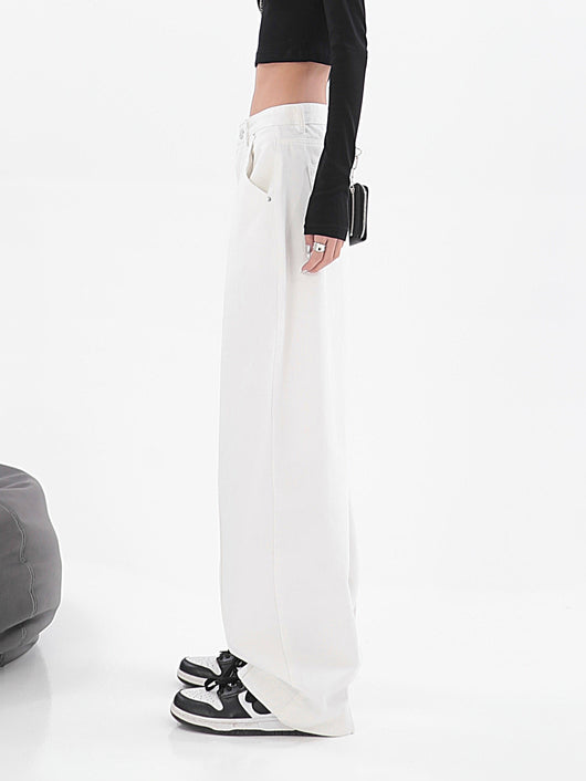 Pantalón Recto Cintura Alta Diseño Minimalista Tendencia Street Style - Image 23