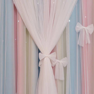 Cortinas Blackout Estrellas Huecas Nórdicas para Dormitorio Infantil - Image 11