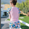 Traje de Baño Dividido con Estampado para Mujer