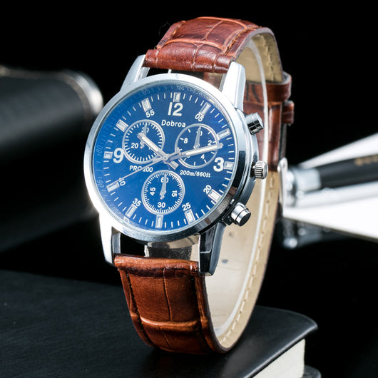 Reloj de Hombre Azul Cristal - Diseño Casual Moderno - Image 11