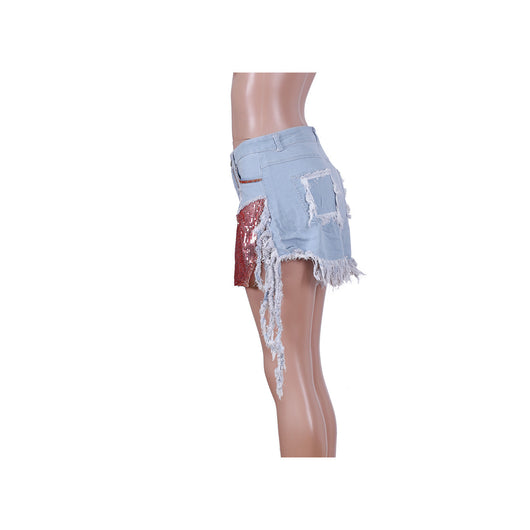 Jeans Delavados con Cristales Brillantes - Image 19