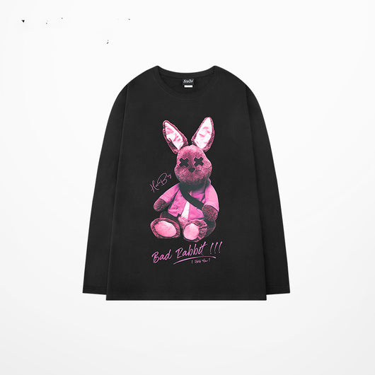 Camiseta Manga Larga Unisex Estilo Coreano National Tide - Image 8