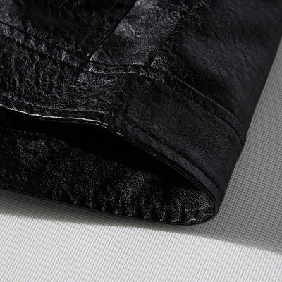 Chaqueta de Cuero Sintético PU para Hombre - Image 8