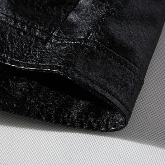 Chaqueta de Cuero Sintético PU para Hombre - Image 8