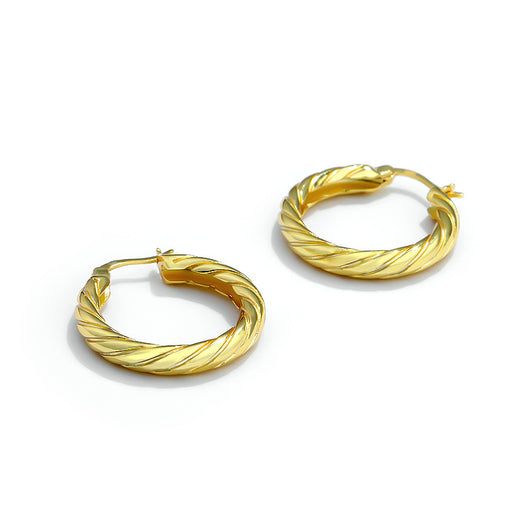 Aretes de Plata Pura Estilo Minimalista Lujo Frío - Image 6