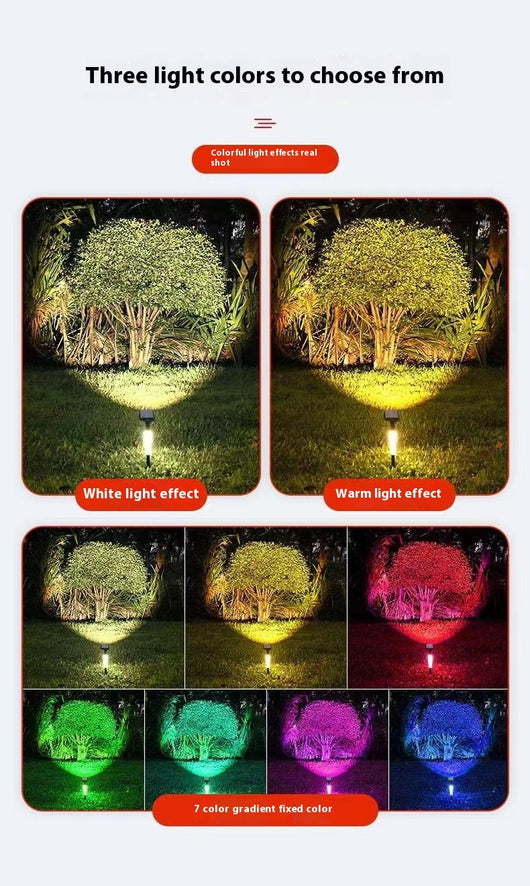 Lámpara Solar de Proyección para Jardín Exterior Resistente al Agua - Image 14