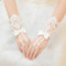 Guantes Cortos de Novia con Cuentas - Accesorios de Boda