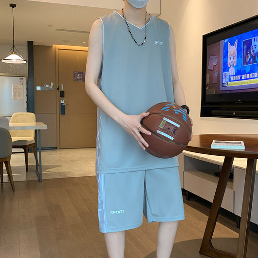Conjunto Deportivo Casual - Camiseta sin Mangas y Pantalón Corto para Baloncesto - Image 7
