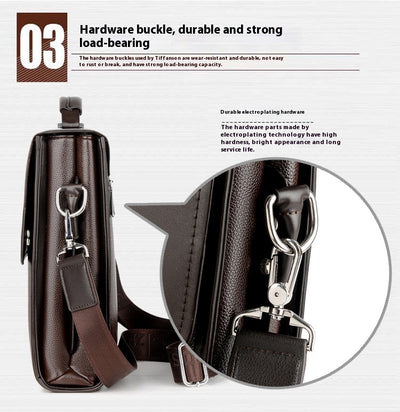 Maletín Ejecutivo Crossbody para Hombre - Bolsa de Negocios Premium - Image 13