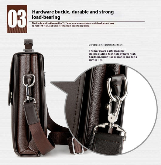 Maletín Ejecutivo Crossbody para Hombre - Bolsa de Negocios Premium - Image 13