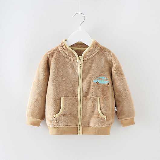 Abrigo Estilo Vaquero Franela para Niños - Image 21