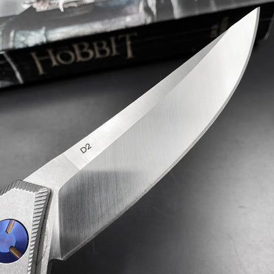 Cuchillo Plegable de Alta Dureza para Exteriores con Resorte Portátil - Image 4