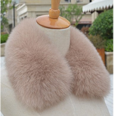 Cuello de Piel de Zorro con Mapache Real Auténtico - Image 8