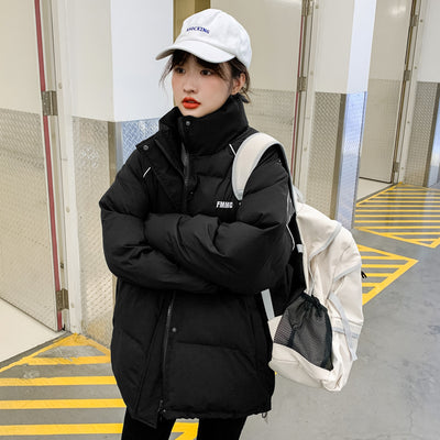 Abrigo Acolchado Corto Estilo Hong Kong para Invierno - Image 9