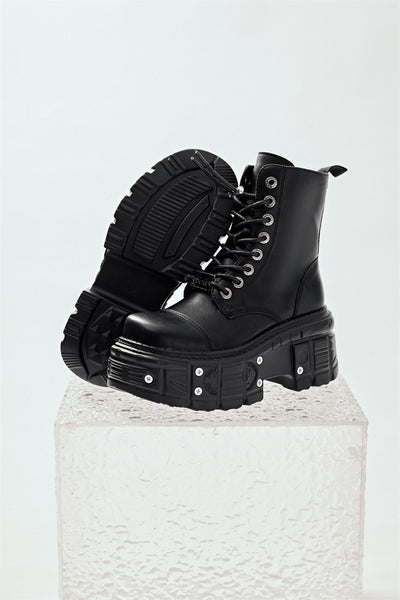 Botas Martin Punk para Mujer - Cuero Auténtico Estilo Alternativo - Image 6