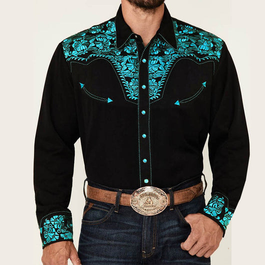 Camisa Casual de Manga Larga con Estampado 3D - Image 13