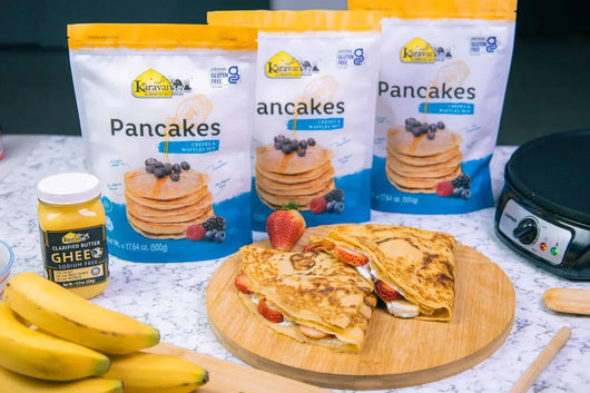 Tripack de Premezclas Karavansay – Pancakes, Crepes y Waffles Sabor Natural - Tekeno
