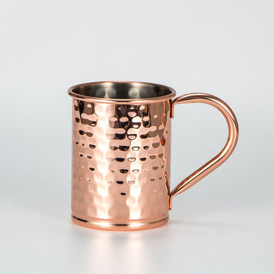 Vaso Cóctel Acero Inoxidable 304 con Textura Martillada