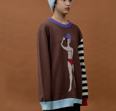 Suéter de Invierno para Mujer - Tejido 100% Algodón con Bordados, Corte Holgado - Image 3
