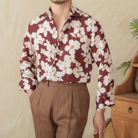 Cardigan Estampado de Manga Larga para Hombre - Image 9