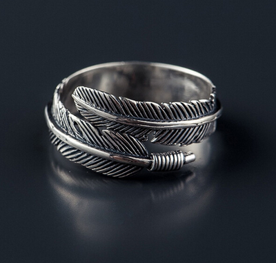Anillo de Pluma Vintage - Image 4