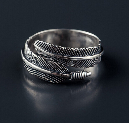Anillo de Pluma Vintage - Image 4