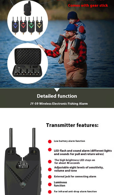 Alarma Electrónica Inalámbrica para Pesca - Image 16