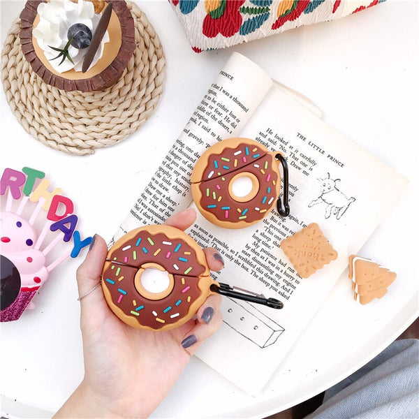 Funda Silicona Donuts para AirPods Pro Compatible con Apple