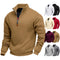 Sudadera Deportiva Cuello Alto con Cierre Medio para Hombre