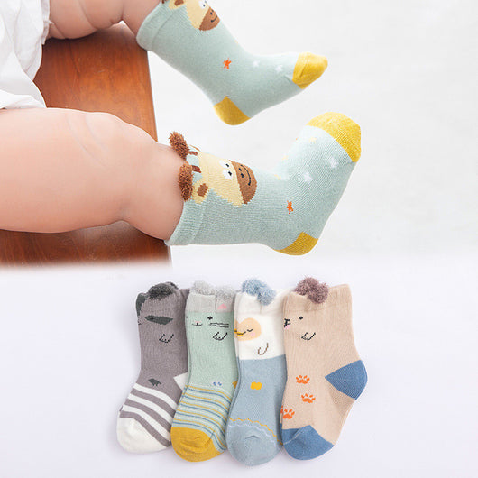 Calcetines para bebé con diseños animados y transferencia térmica - Image 13