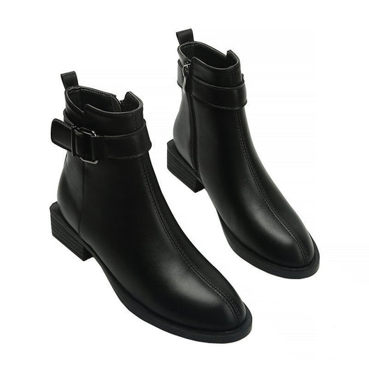 Botas Martin Vintage de Caña Media con Punta Redonda - Image 3