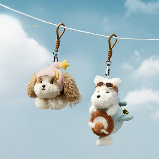 Llavero Peluche Perrito Schnauzer - Bolsa Decorativa Adorable - Image 8