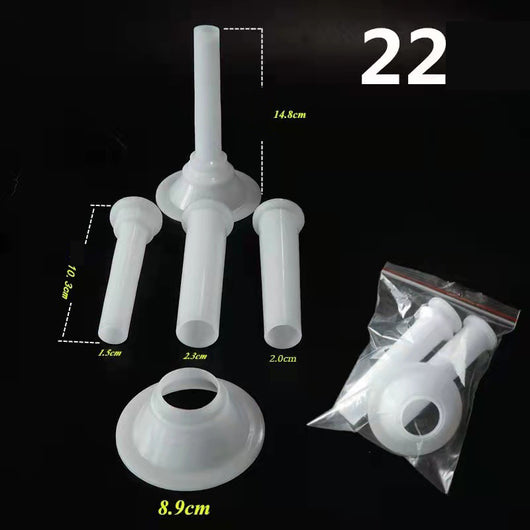 Kit de 4 Tubos para Embutir Salchichas para Picadora de Carne - Image 7
