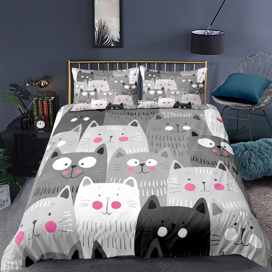 Juego de Funda Nórdica y Almohada Kitty Series - Image 4
