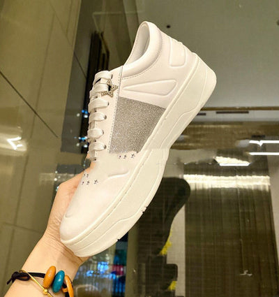Zapatillas Deportivas Casual con Plataforma y Detalles de Perlas Blancas - Image 8