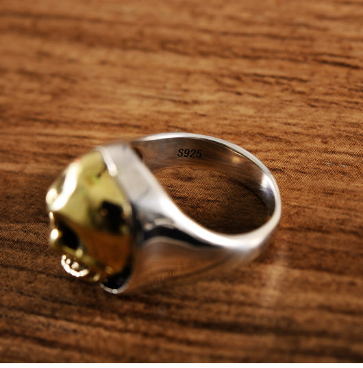 Anillo de Calavera en Plata S925 - Diseño Dominante y Moderno - Image 6