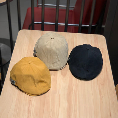 Gorra Hombre con Parches Alfabéticos y Diseño Tipo Boina - Image 2