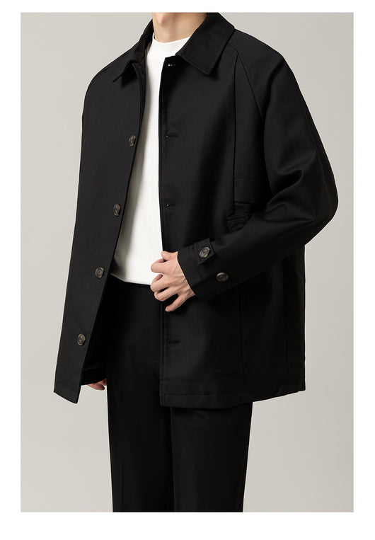 Chaqueta Suelta de Solapa para Hombre - Corte Medio - Image 17