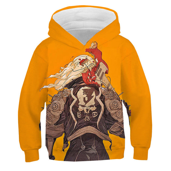Sudadera Hoodie Infantil Cyberpunk 3D con Colores Vibrantes