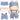 for Labubu Clothes/For Labubu Outfits,Clothes Set for 17Cm Lububu Doll,3 Piece Set Hat Clothing for LA BUBU, Boys and Girls Stylish Adorable Dolls Clothes Accessories (No Doll) (D_Style) - Tekeno