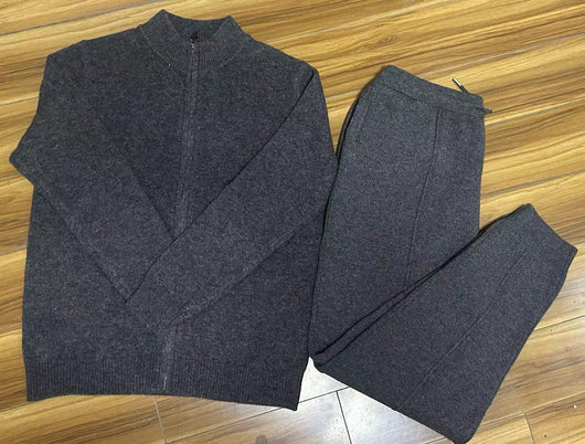 Cardigan de Lana para Hombre con Cuello Alto y Cierre de Cremallera - Image 11