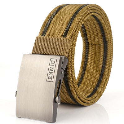 Cinturón de Lona para Hombre con Hebilla Suave - Image 30