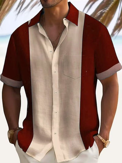 Camisa Casual Manga Corta Slim Fit para Hombre - Image 14