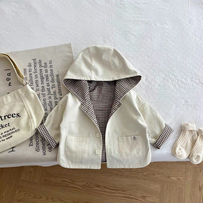 Abrigo Impermeable con Capucha Estilo Coreano para Niños - Image 7