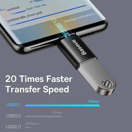 Adaptador USB 3.1 Hembra para Móvil - Transferencia Ultra Rápida