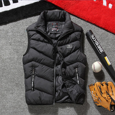 Chaleco Acolchado de Plumón para Hombre - Rojo Outdoor - Image 8